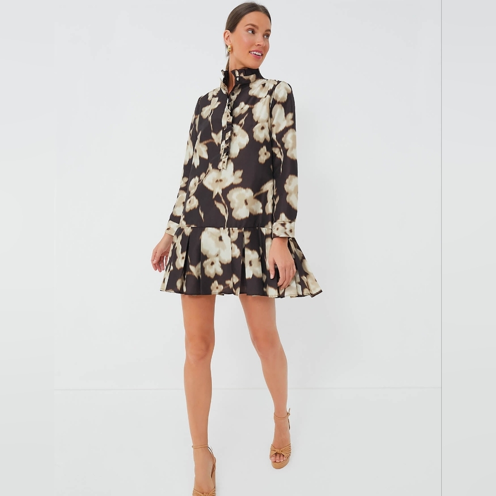 Tuckernuck‎ Dappled Hollyhock Tate Dress Floral Long Sleeve